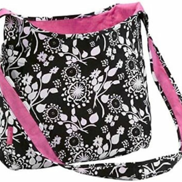 Thirty-One Inside Out Bag-Black Floral Brushstroke - Picture 5 of 6